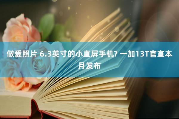 做爱照片 6.3英寸的小直屏手机? 一加13T官宣本月发布